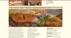 Desktop Screenshot of bublitzsrestaurant.com